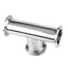 Sanitär 316L Edelstahl Tri-Clamp T-Stück