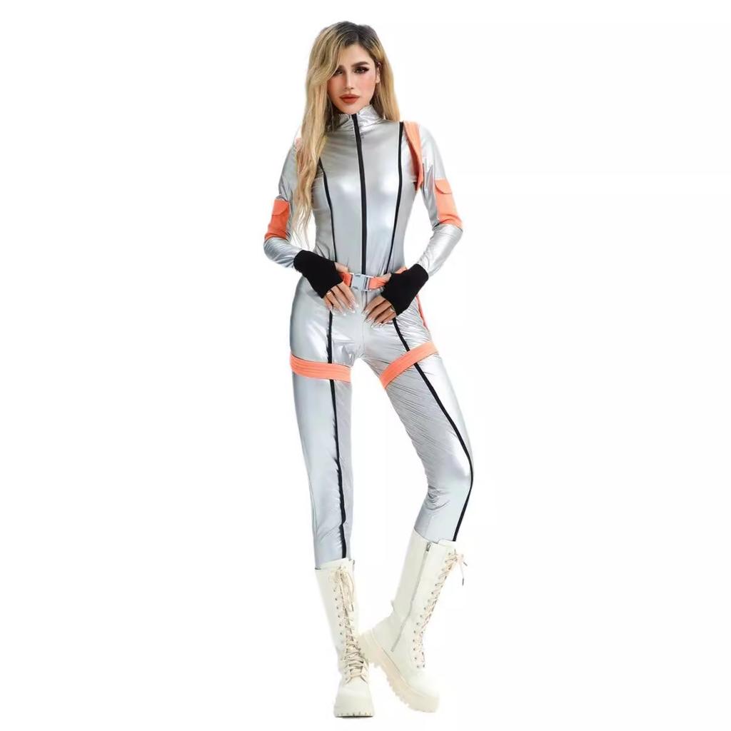 Halloween costume alien astronaut spacesuit tin stage performance warrior Wandering Earth performance outfit