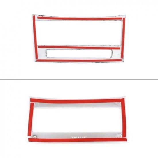 Car Central Control Volume CD Button Panel Cover For Benz E Class W212 2014-2015