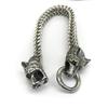 Nordic Titanium Steel Double Bracelet Men's Viking Celtic Wolf Head European and American Bracelet Bracelet