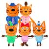 NIEUW Kote Kitty Hond Man's Pluche Speelgoed Schattig Zacht Gevuld Huis Kamer Decor Poppen Voor Kind Verjaardag Kerstcadeau 25/28cm