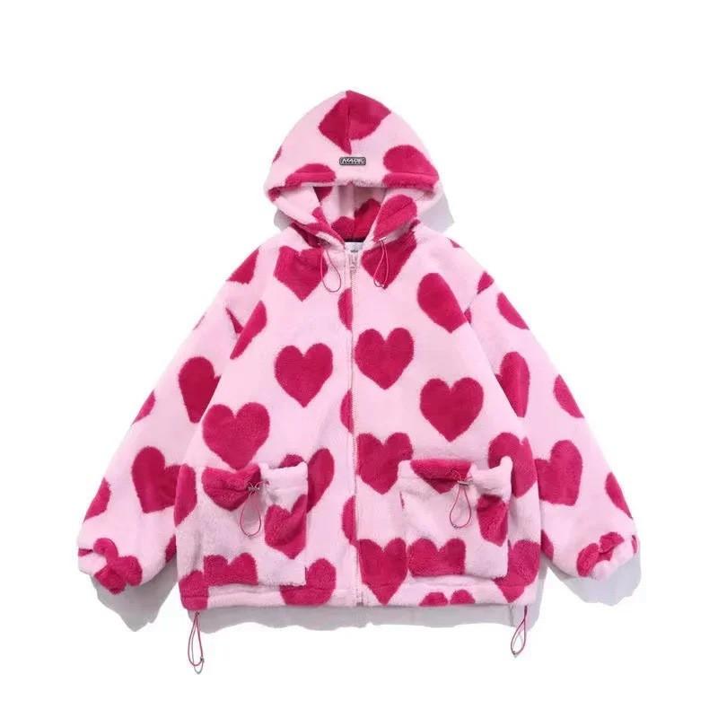 Womens Oversized Hooded Fleece Sweatshirt With