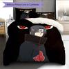 Roupa de Cama com Padrão Itachi Uchiha Decoração de Casa Presente de Aniversário (1 capa de edredom + 2 fronhas, sem enchimento.)
