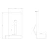 Lock Box Door Mount Bracket Security Lock Box Over The Door Hook Heavy Duty Iron Universal Lock Box Door Mounting Holder