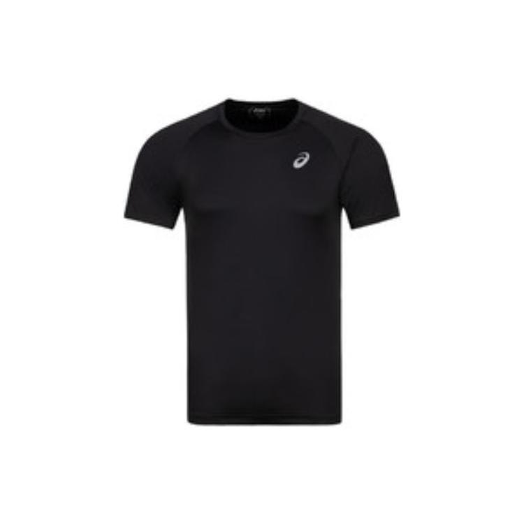New ASICS T Shirts Men's Black 2011B489
