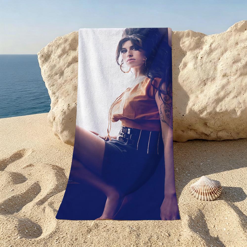 Famous Music Singer Amy W-winehouse Towel For Beaches Yoga Studios Gyms Hot Springs Swimming Pools And Picnics