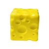 Cheese Stress Reliever Fake Squeeze Toy, Anxiety Relief Cube Sensory Shaped Toy Slow Rising Pinch Home Office Relaxation Tool Shape