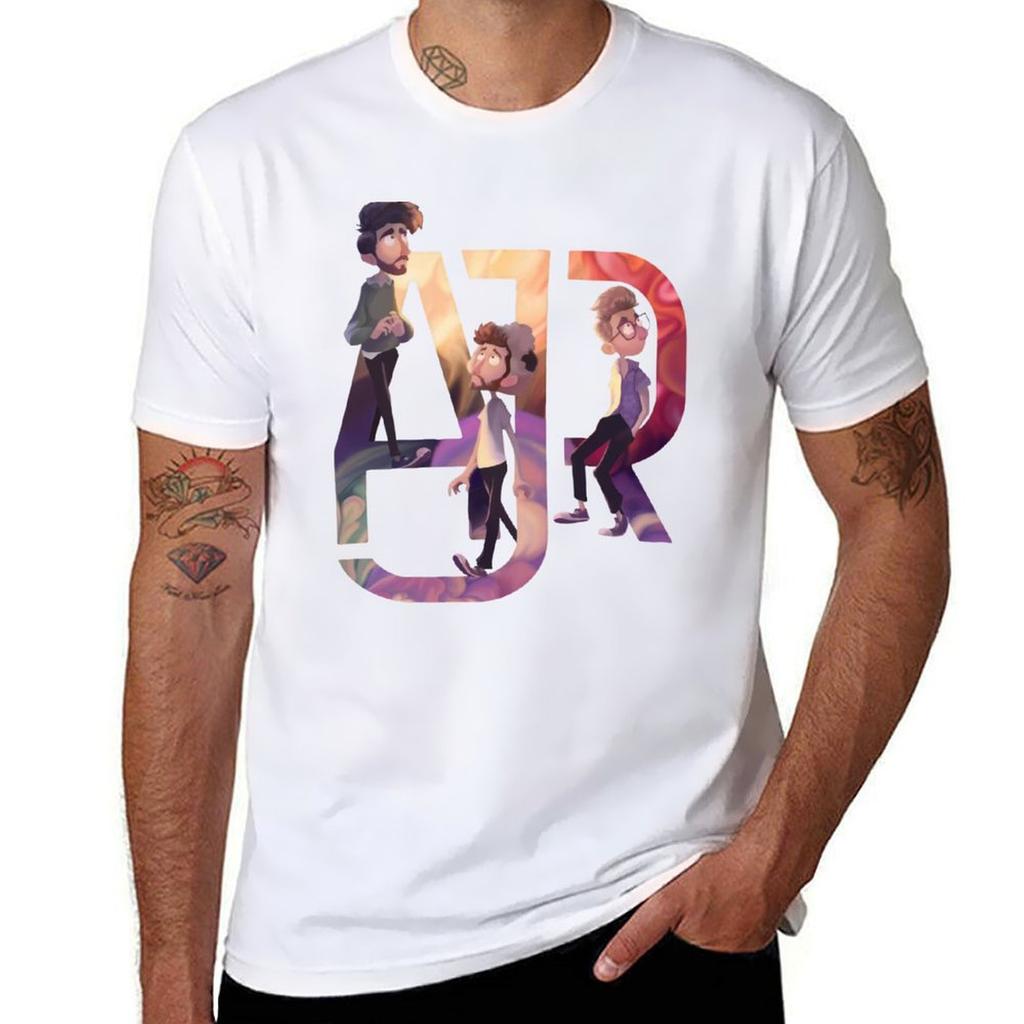 Ajr Tshirt Sports Casual Short Sleeve Cotton Tee