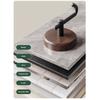 Wood Wall Mount Hook Self-adhesive Waterproof Wall-mounted Storage Hook No Drill Black White Storage Hanger Home Decoration