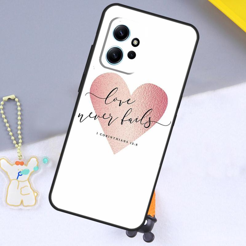 Christian Scripture Case For Xiaomi Redmi Note 11 9 10 12 13 14 15 Pro Plus Cover For Redmi 14C 10C 13C 12C 15C
