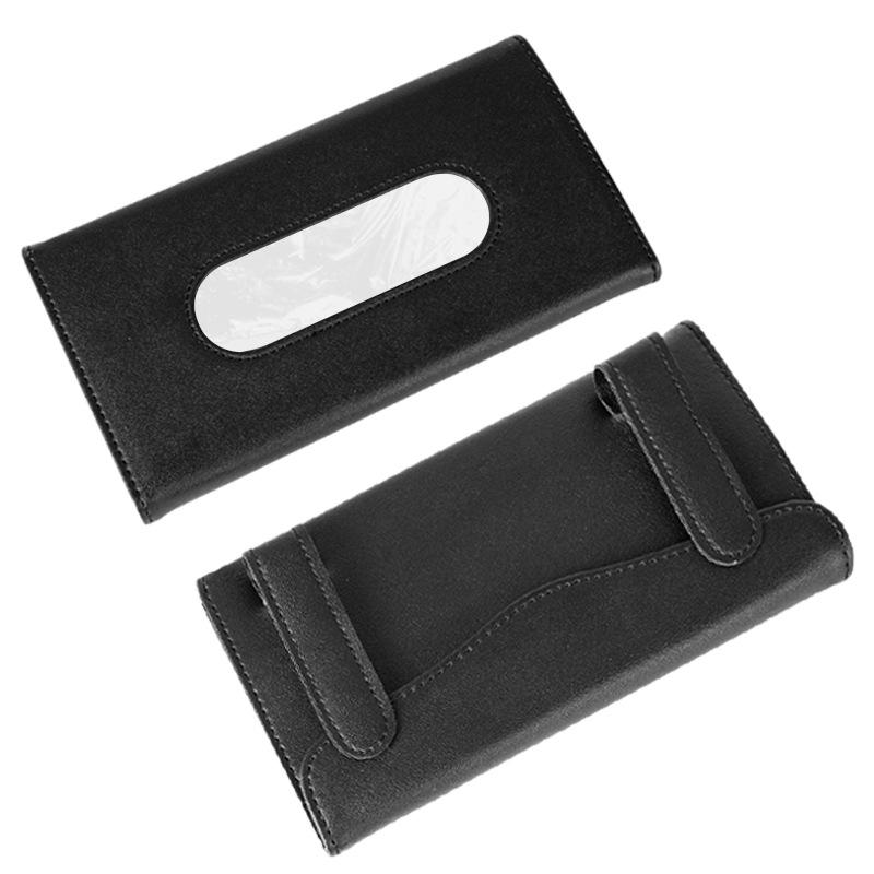 Car Tissue Box Car Sun Visor Tissue Box Holder Auto Interior Storage Mask Storage Box Decoration For Universal Car Accessories