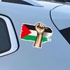 Palestine Flag Anti-War Support Decal: Creative Solidarity Slogan for Car or EV Windows
