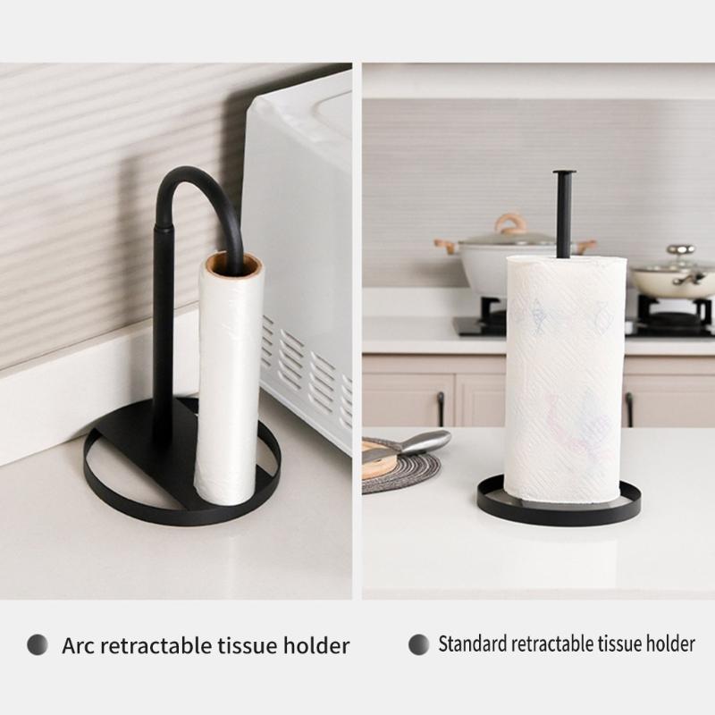 Telescopic Toilet Paper Holder Unique Toilet Paper Rack Elegant Napkin Storage Holder for Modern Bathroom Decors