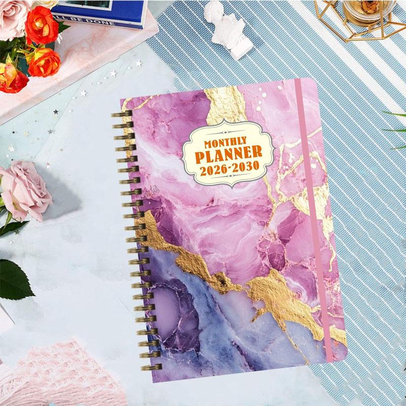 1pc 2026-2030 Long-Term Planner -  5-Year Edition 2026-2030 - Pages - for Home, Office, or Gift - Includes Federal Holidays, High-Quality Paper
