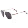 Carrera Grey Pilot Unisex Sunglasses Carrera 1035 Gs 0010. Ir 58
