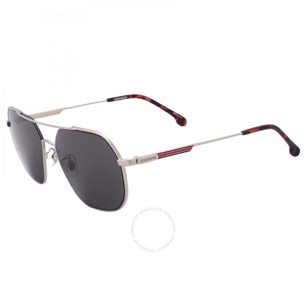 Carrera Grey Pilot Unisex Sunglasses Carrera 1035 Gs 0010. Ir 58