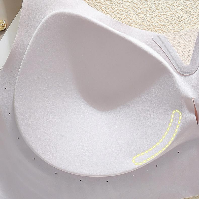 Mesh Strapless Bras Women's Gathering Bras Shaping Seamless Bras Smooth Large-sized Bras Push Up Bra