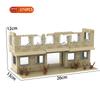MOC Parts Military Battlefield WW2 Ruins Weapons Fortress Blockhouse Model Building Blocks Army Architecture Bricks Toy Kid Gift