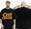 New Arrival Mens Clothes Tee Shirt Homme Graphic TShirts Men Tshirt for Men Ropa Hombre Ozzy Osbourne Logo Classic Music 2026