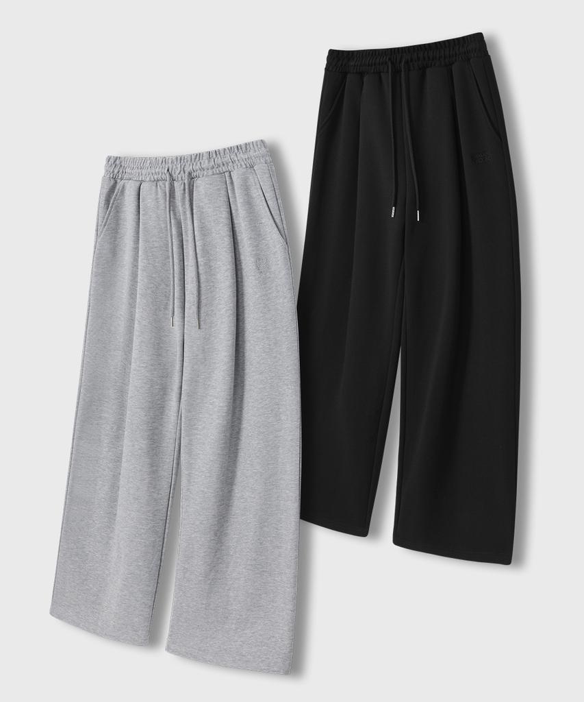 LEMAIN SECOND [2Pack] One-Pleat Wide Sweatpants_3 Colors (B Type)