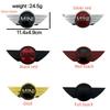 12cm*5cm Rear Front Hood Emblem Badge Decoration for Mini Cooper R55 R56 R50 R60 R61 Replacement Logo Auto Styling Accessories Dymfu11