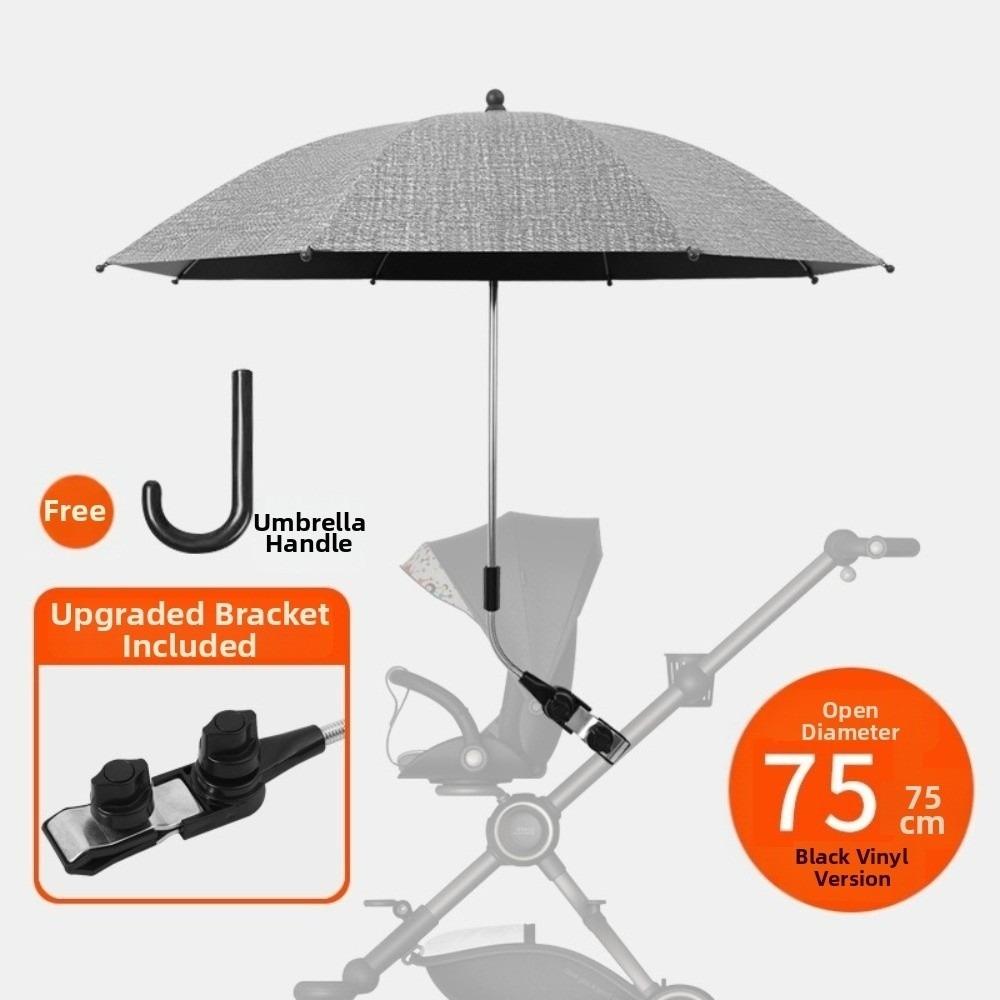 Met Klem UV-Bescherming Paraplu Verstelbare Kinderwagen Paraplu Zon Bescherming