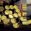 Exquisite Alloy Buddhist Altar Lamp Holder - Seven-Star Butter Candlestick Home Lighting Stand