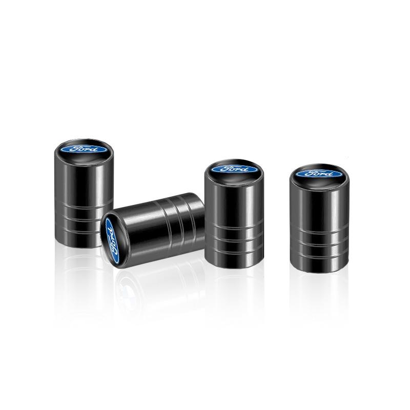 

4Pc Car Wheel Tire Valve Caps For Ford Focus MK3 Ranger Fiesta S-Max Mondeo MK4 Kuga Badge Emblem Air Stem Tyre Plug Accessories