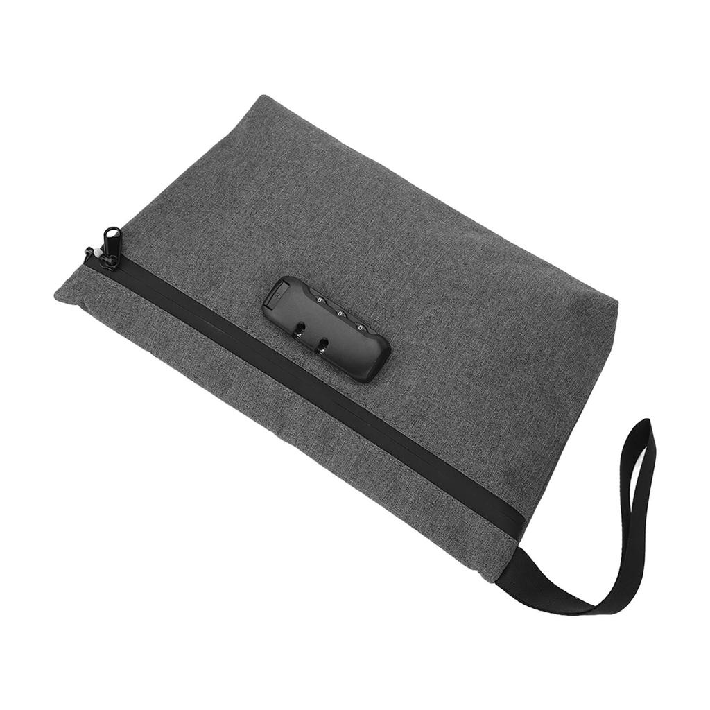 Nylon Storage Bag Activated Carbon Deodorant Zipper Closure Password Lock Travel Bag