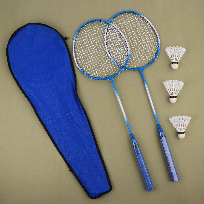 New 1Set Beginners Badminton Professional Training Durable Leisure Sports Racquet Durable Badminton Racket Set