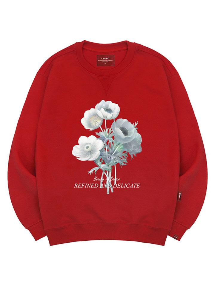 Ellamo Beauty Flower Sweatshirt Unisex Plus Size S~4Xl (Type A)