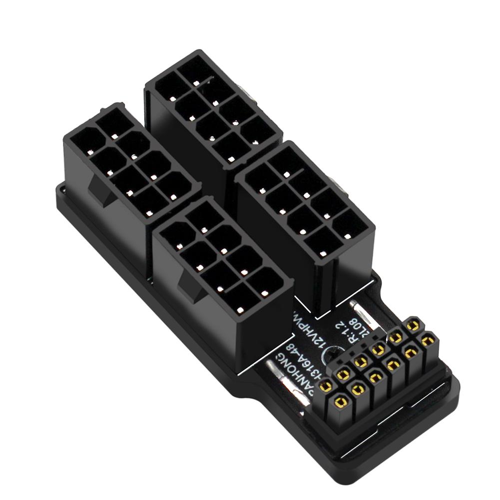 

ATX3.0 Power Steering Connector 180 Degree Rotation 8Pin Power Connector for Desktops Graphics Card for PC Computer Card