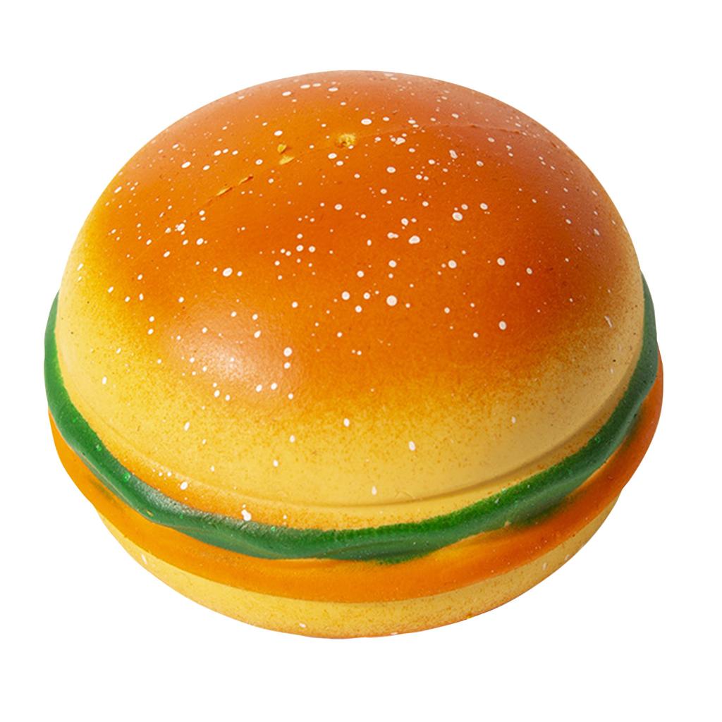 Soft Squishy Hamburger Toy Slow Rising Stress Relief Squeeze Toy for Kids and Adults Sensory Play and Relaxation