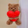 Interactive Heart Beart Stuffed Animal Doll Fluffy West Highland Dog Doll  Decoration Gifts