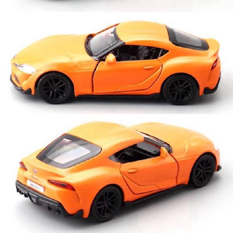 Alloy Simulation Toyota Supra Sports Car Model Toy With Sound And Function Light