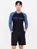 Akuatika Men'S Rash Guard Aqamau-Pz Shorts Set