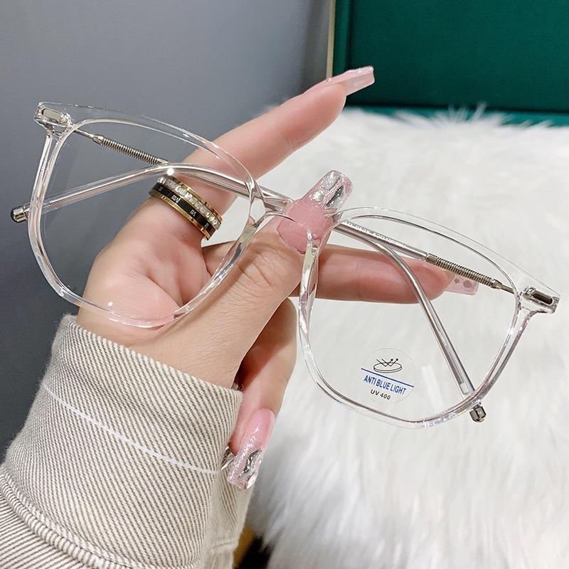 *Ready Stock* Anti Blue Light Blocking Glasses Clear Anti Radiation Glasses Replaceable Lens for Women/Men