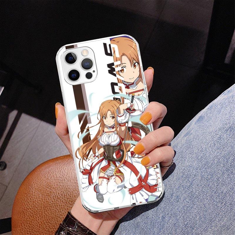 Anime Sword Art Online SAO Phone Case For iPhone 17 Air 16 Pro Max 16E 15 + 14 Plus 11 12 13 Mini 7 8 SE Gift Print Cover Fundas