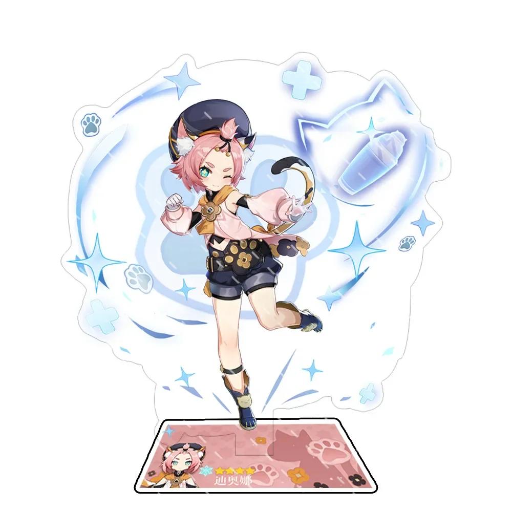 Anime Figure Impact Wanderer Nahida Cyno Yelan Acrylic Stand Model Plate Desk Decor Standing Sign Fans Gift