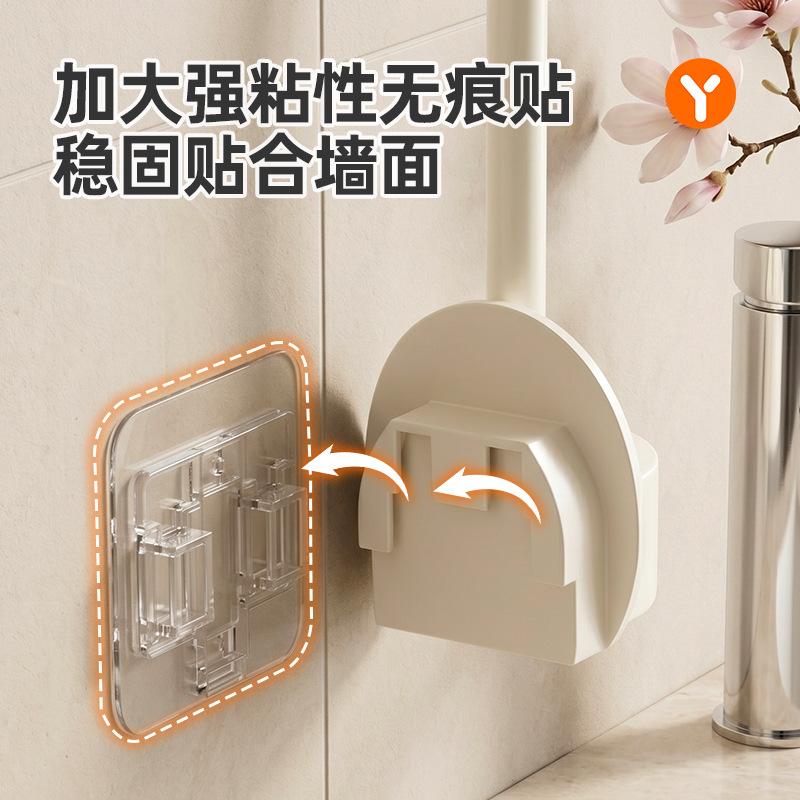 No Punching Hair Dryer Holder Wall-mounted Bathroom Storage Rack Lazy Hair Dryer Bracket Adjustable Wire Storage