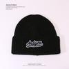 Autumn and Winter Wool Hat for Women's Letters Versatile Knitted Hat Korean Style Fashion Ear Protection Warm Hat Outdoor Student Pullover Hat