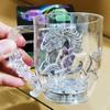 LED Luminous Beer Mug Flash Drinking Cup Color Changing Whiskey Glass Luminous Drinkware Bar Club Birthday Party Supplies
