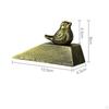 Iron Cartoon Door Stop No Animal AntiCollision for Indoor Bronze Puppy Solid Plug