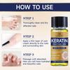 Keratin Nail Care Oil - Rich In Plants, Strengthens Damaged Nails, Softens and Moisturizes Nails and Cuticles, Prevents Cracking