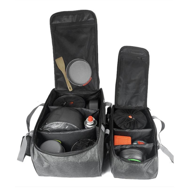 Camping Cookware Bag Cooking Utensils Bag Outdoor Stove Storage Container Cooking Tote Bag SIM M L