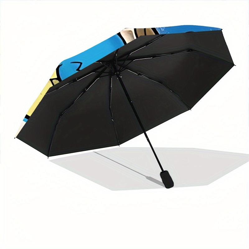 1pc Squirtle Pokémon Automatic Umbrella Durable Iron Frame & Plastic Handle, Gift for Men & Women, Sturdy Construction,Playful Design y250826126