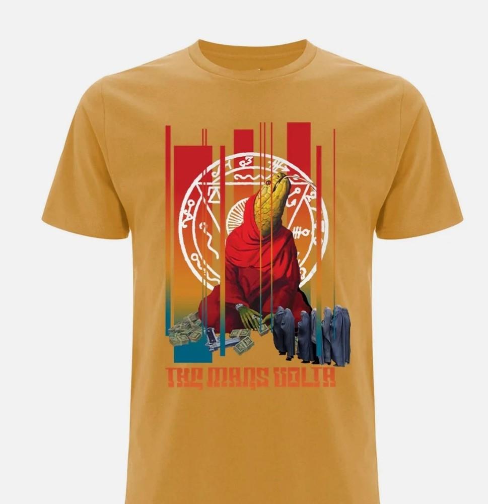 

НОВЫЙ The Mars Volta - Octahedron Подарок для фаната Золотая Все размеры Футболка 4XL