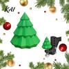 Integrated Molding Ball Cover 3D Printed Christmas Tree Trailer Coupling Cover, Tow Protective Cap, Replacement Part Hitch for Truck SUV Holiday Decor
