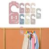 8Pcs Baby Closet Size Dividers Gift Clothing Rack Divider for Babies New Parents Newborns Your Little Baby Girls or Boy Room
