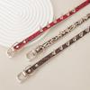 Punk Rock Style Collar Retro Leather Leopard Print Rivet Necklace Personality Niche High-End Necklace